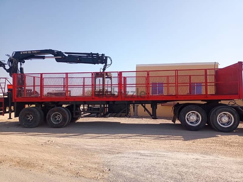 Trailer with Block crane 2007 model 2