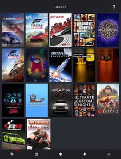 Gta 5 Forza horizon 4 and 5 and fnaf 2 steam account