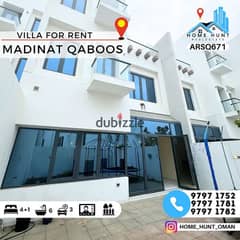 MADINAT SULTAN QABOOS | GREAT QUALITY 4+1 BR VILLA FOR RENT