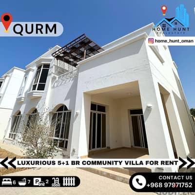 AL QURUM | STUNNING 5+1 BR COMMUNITY VILLA FOR RENT