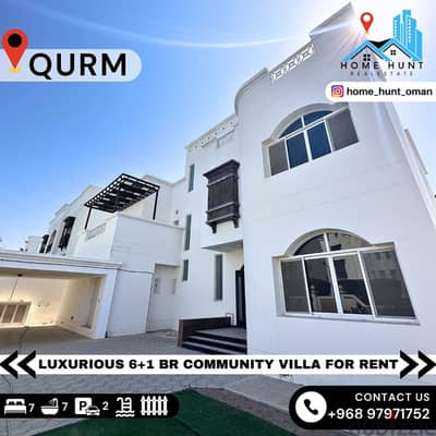 AL QURUM | WONDERFUL 6+1 BR COMMUNITY VILLA FOR RENT