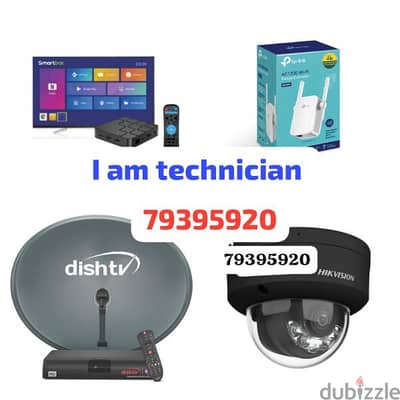 home services New fixing dish TV Air tel fixing