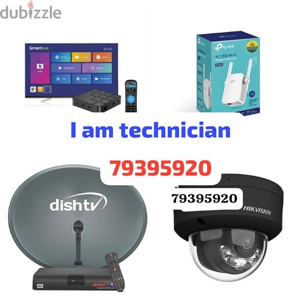 fixing dish TV Air tel fixing new 0