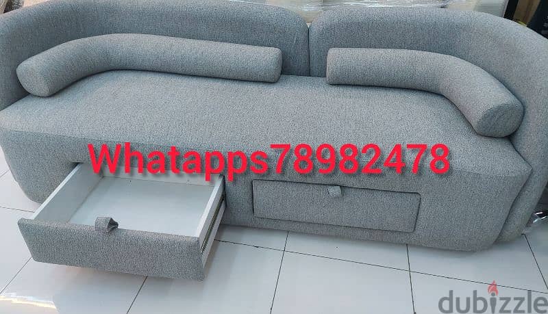 new 3 seater sofa without delivery 1 piece 100 rial 1