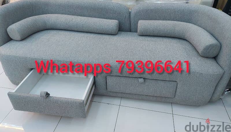 new 3 seater sofa without delivery 1 piece 100 rial 5