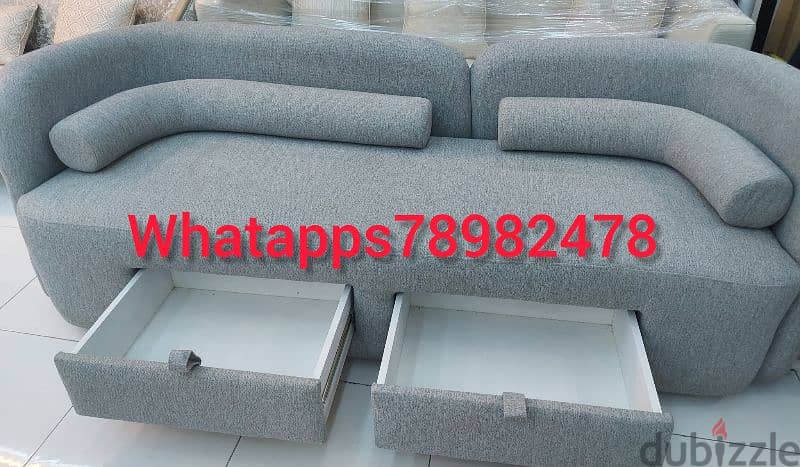 new 3 seater sofa without delivery 1 piece 100 rial 8