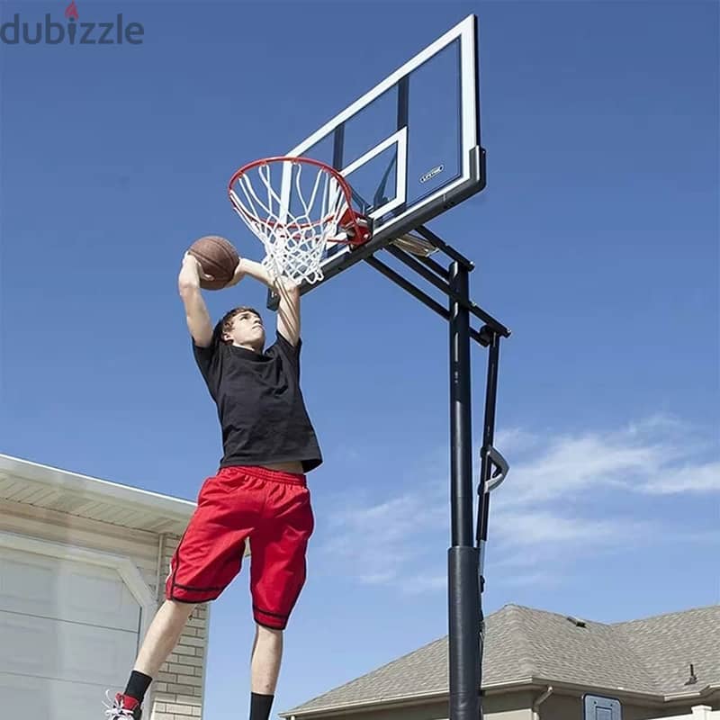 Life Time Adjustable Portable Basketball Hoop, 52 Inch 4