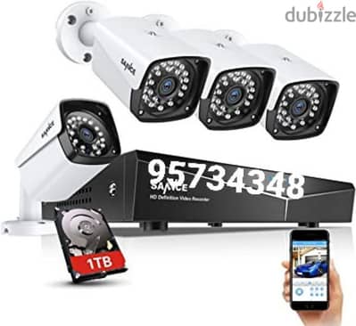 Monitored cctv system for home and businesses