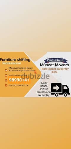 oman Muscat Mover and Packer tarspot  and carpenters sarves