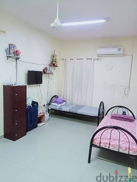 Sharing room for rent in MBD near Oman Oil petrol pump and Spar. 1