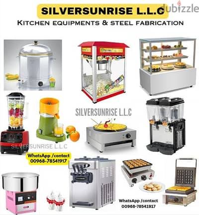 selling kitchen equipment for coffieshop & restaurant