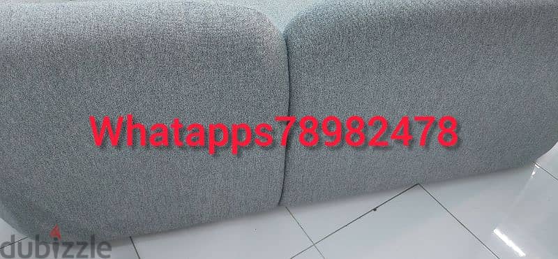 new 3 seater sofa without delivery 1 piece 125 rial 8