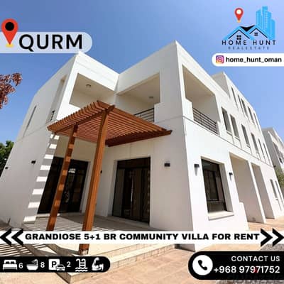 QURM | GRANDIOSE 5+1 BR COMMUNITY VILLA