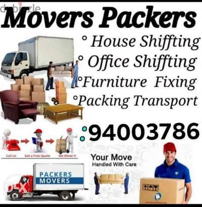 professional movers and packers house shifting villa shifting