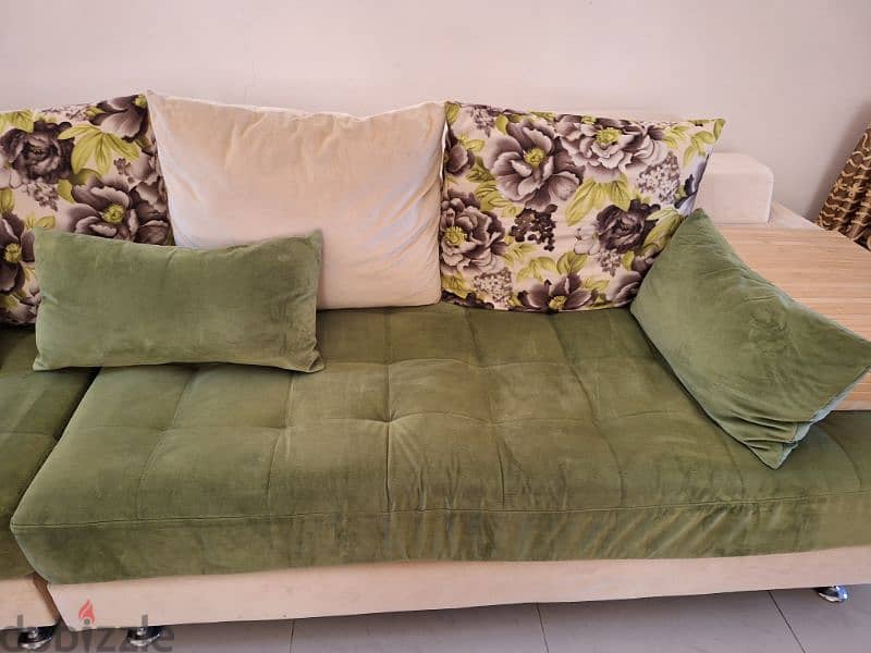 sofa set, 3 two seater and one single. 1