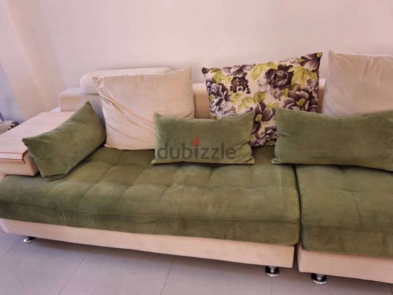 sofa set, 3 two seater and one single. 2