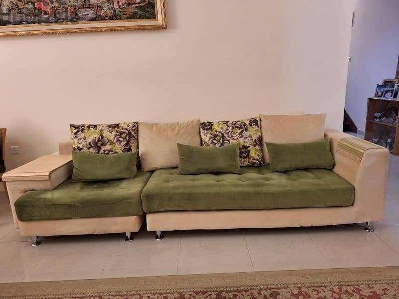 sofa set, 3 two seater and one single. 3