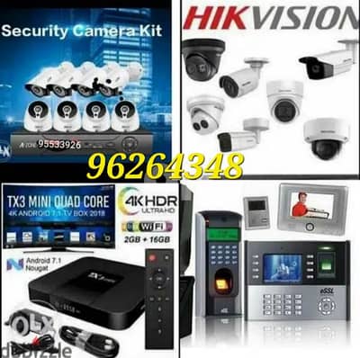 I have all cctv and WiFi camera with voice recording sells and install