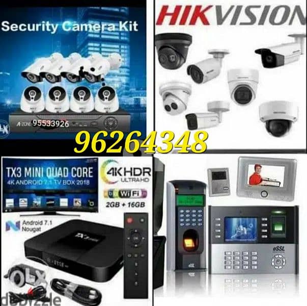 I have all cctv and WiFi camera with voice recording sells and install 0