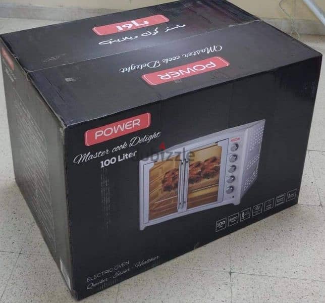 Power Electric Oven 2 door 100 liter new 0