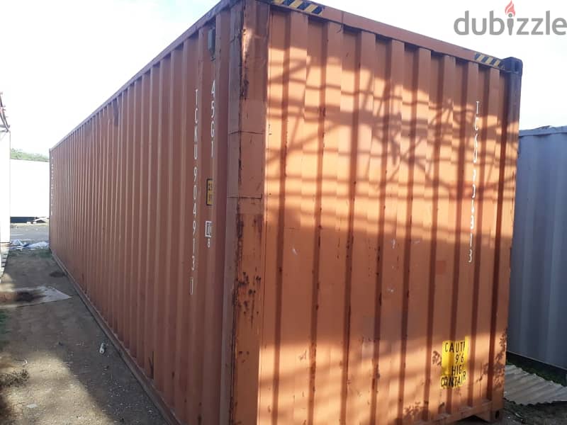 Used 40ft hicube container for sale 1