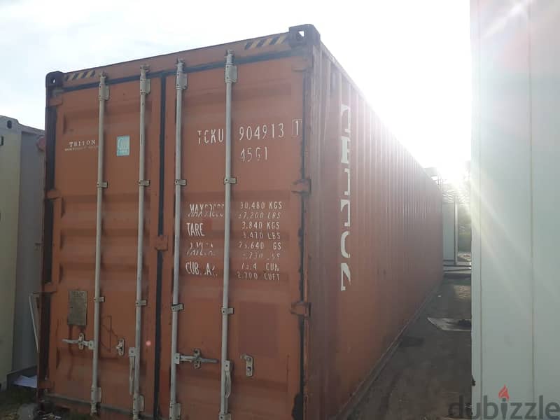 Used 40ft hicube container for sale 3