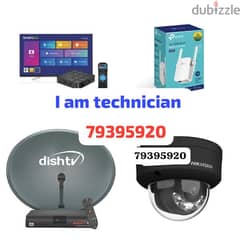 new dish TV Air tel fixing.