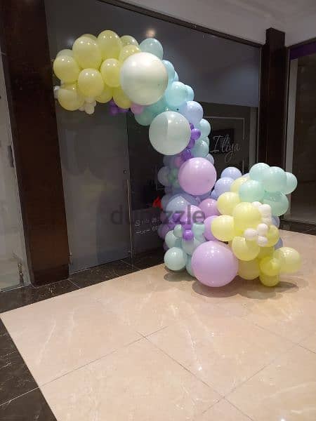 Balloon decoration and decoration for birthdays and back to school 3