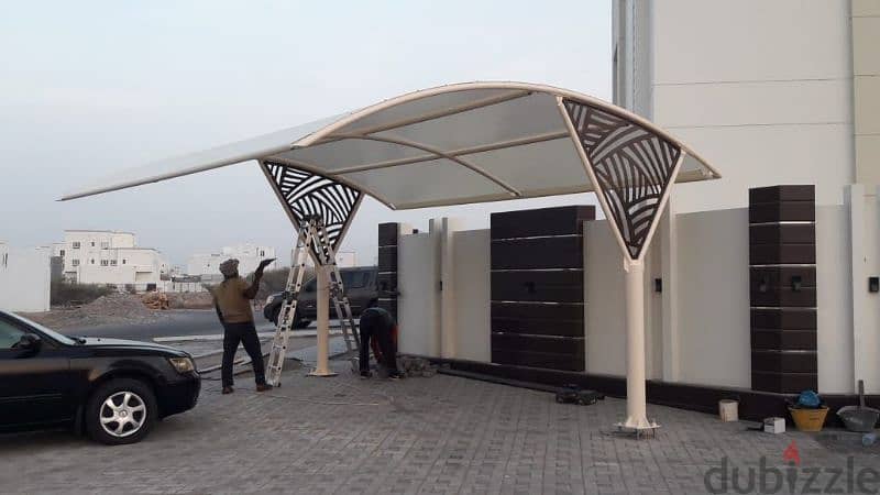 car parking shades, Steel Doors , Gates, Aluminium work, Glass work 17