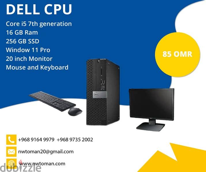 Dell core i5 7th generation Desktop 0