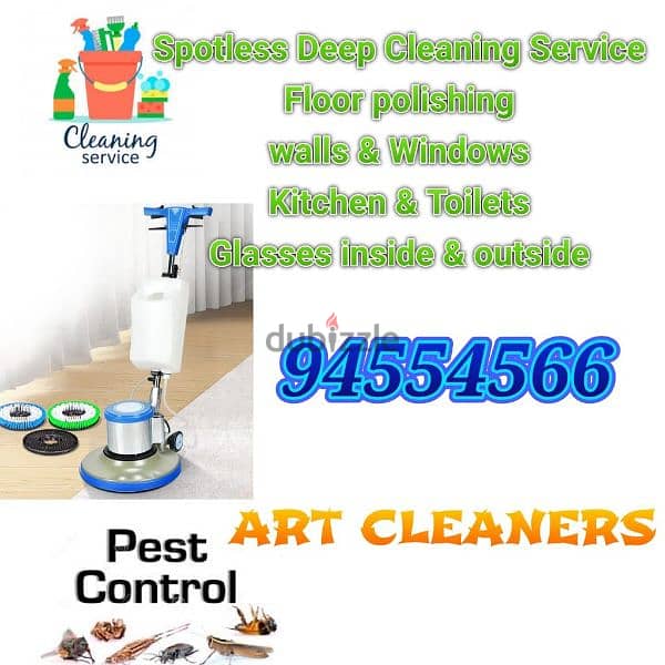 Full Deep cleaning services and Pest control services 0