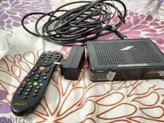 dish tv receiver with remote for sell