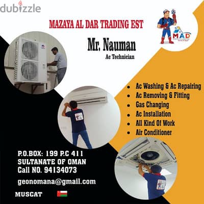 Air Conditioning work in Muscat