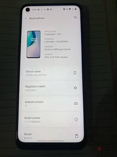 Oneplus Nord N10 5G 128 GB ون بلس 0