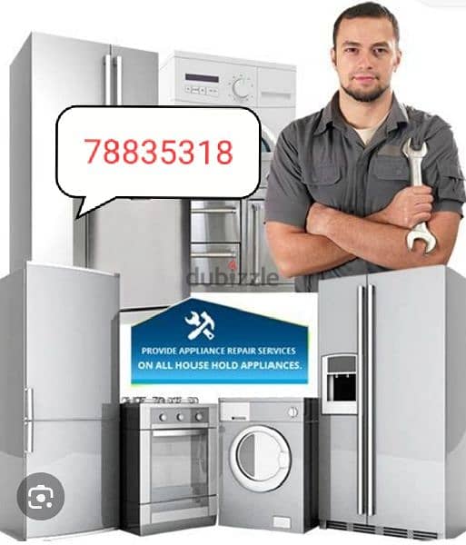 maintenance Automatic washing machine and refrigerators R 0