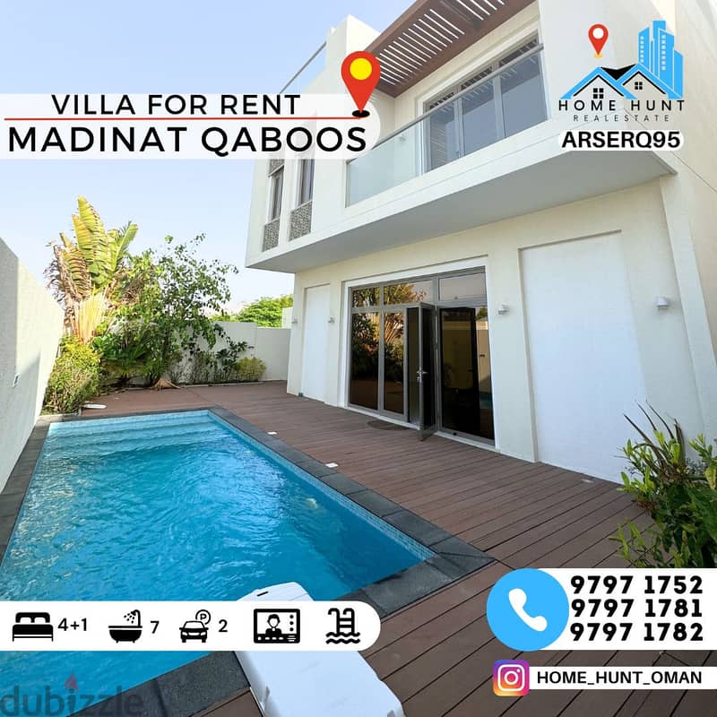 MADINAT QABOOS | MODERN 4+1 LUXURIOUS VILLA WITH PRIVATE POOL 0