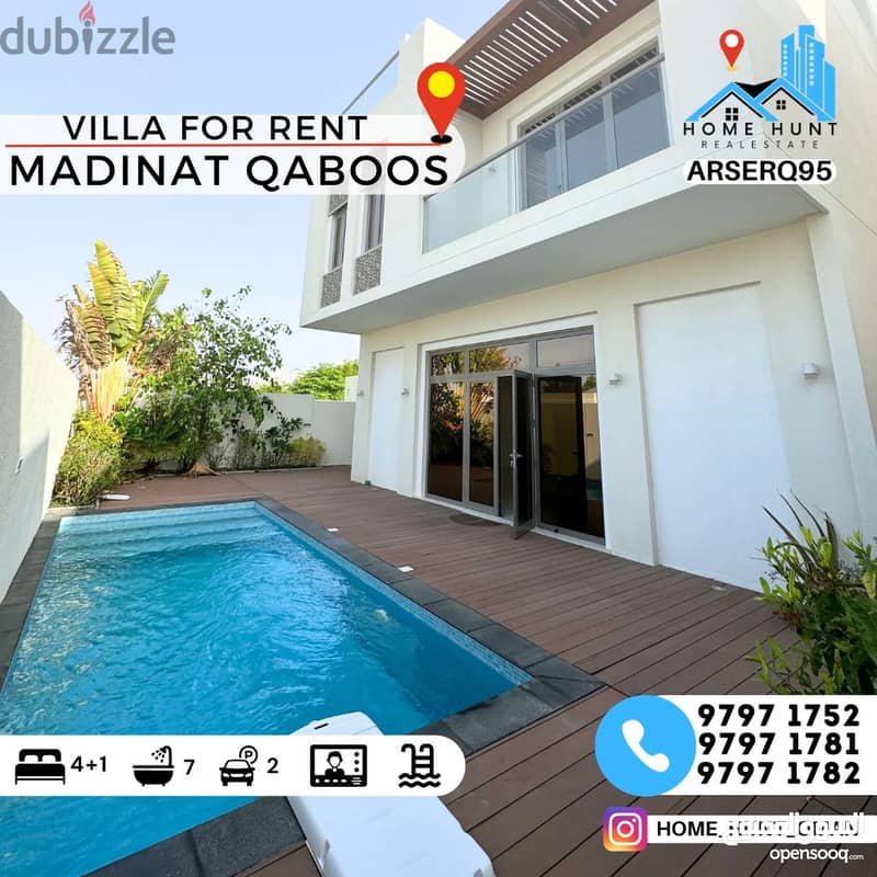 MADINAT QABOOS | MODERN 4+1 LUXURIOUS VILLA WITH PRIVATE POOL 0