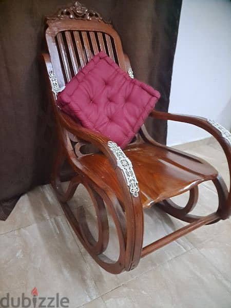 Relaxing chair pure wood (made in india) 1