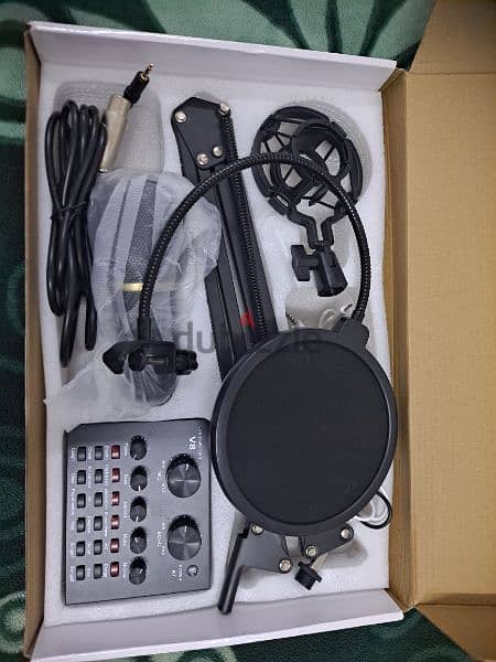 1. Condenser microphone ,X cell stereo speaker ,Bluetooth speaker 5