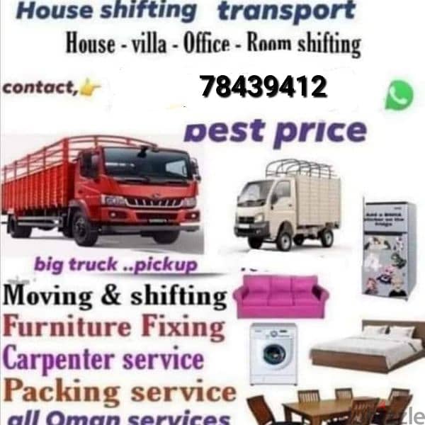 muscat furniture house shiftingg low price 1