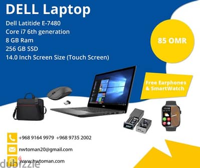 Dell core i7 touch screen laptop