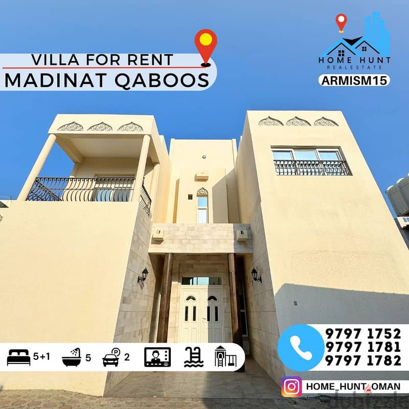 MADINAT AL ILAM | SPACIOUS 5+1 BR COMPOUND VILLA 0