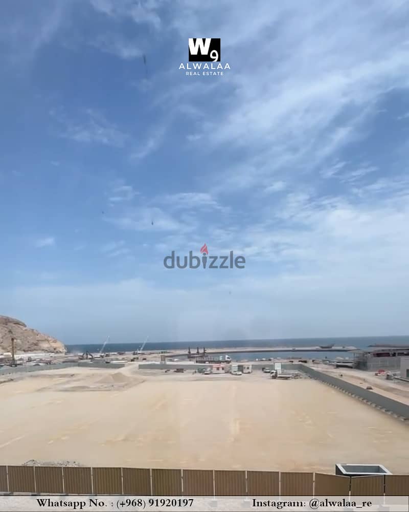 Own a serene 2BHK apartment with stunning marina view in Muscat 1