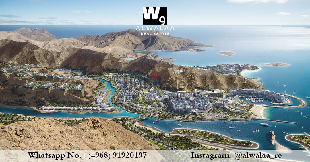 Own a serene 2BHK apartment with stunning marina view in Muscat 9