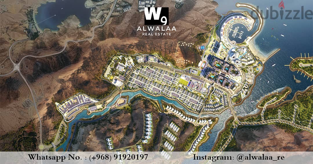 Own a serene 2BHK apartment with stunning marina view in Muscat 10