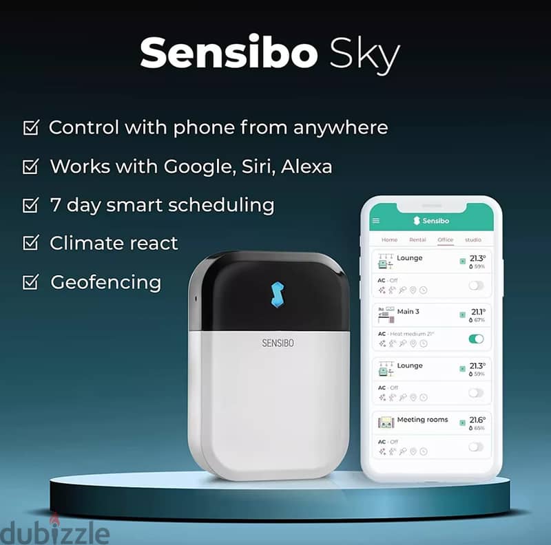 Sensibo Sky & Air Smart Wireless Air Conditioner Controller. 2