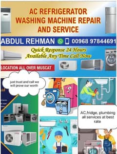 Maintenance Automatic washing machines and Refrigerator'ss 0