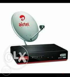 New set top box Air tel hd receiver With subscription service 0