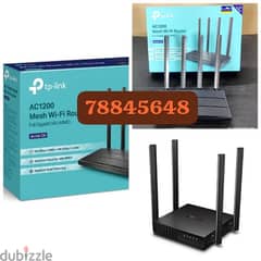 networking, internet sharing, cable pulling & all types of router sell