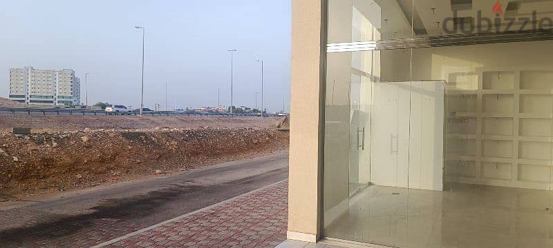 a shop for rent locates on Ansab/Muscat highway (first line ) 3